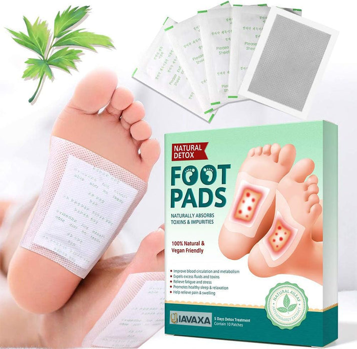 Deep Cleansing Foot Pads for Detox & Relaxation | Internal Toxin Removal, Pain Relief, Better Sleep & Circulation for Men & Women